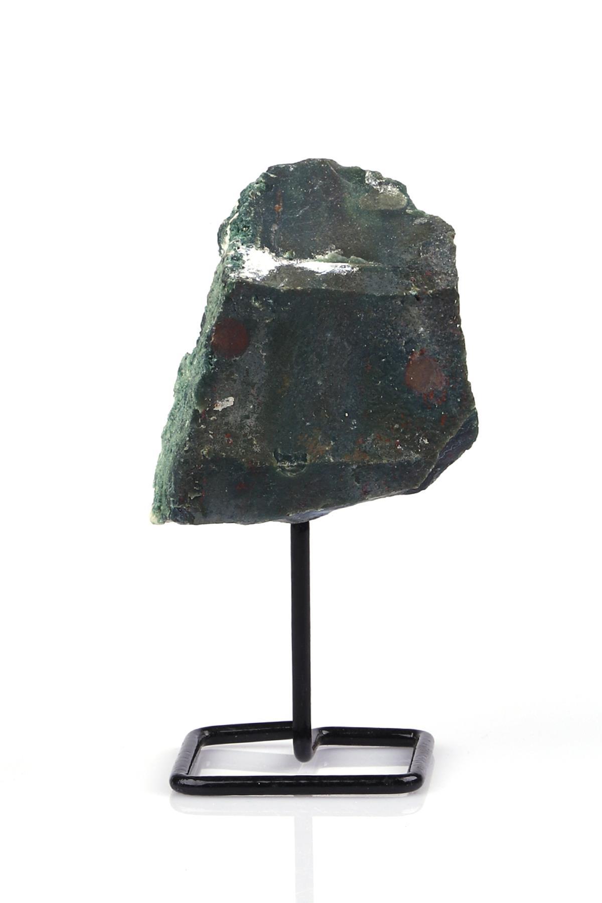 Kan Taşı Doğal Taş Standlı Parça