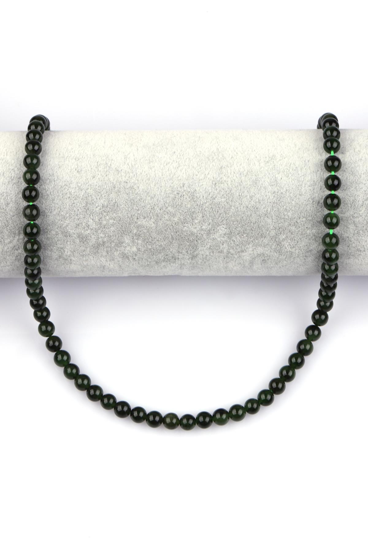 Kanada Yeşim Doğal Taş Dizi 6 mm Küre Kesim