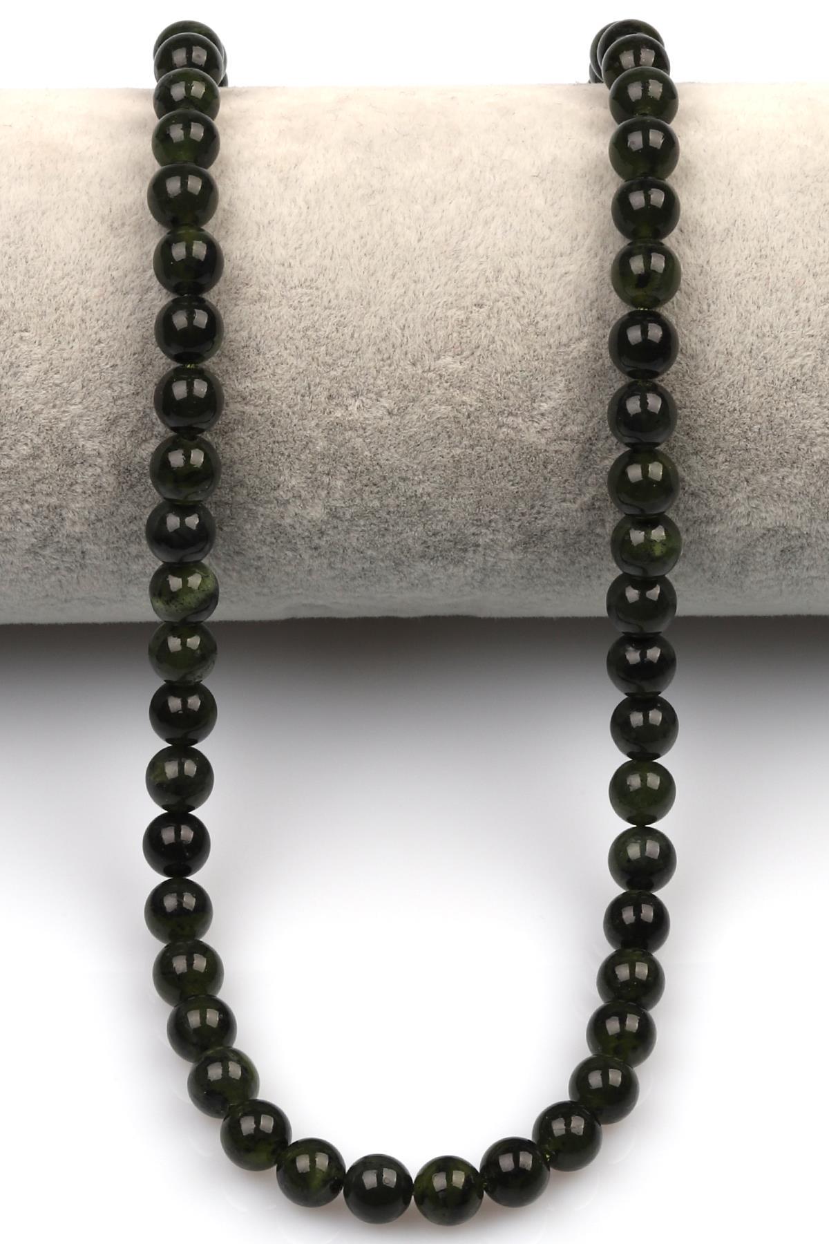 Kanada Yeşim Doğal Taş Dizi 6 mm Küre Kesim