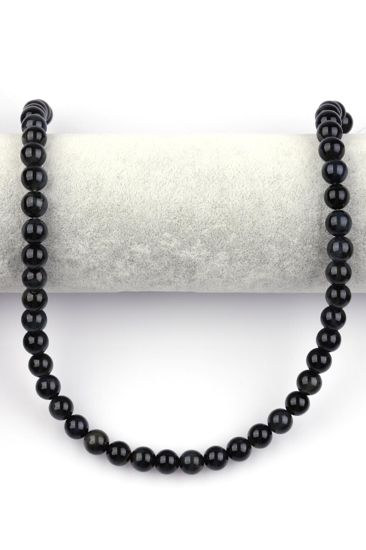 Kaplan Gözü ( A Kalite ) Doğal Taş Dizi 8 mm Küre Kesim