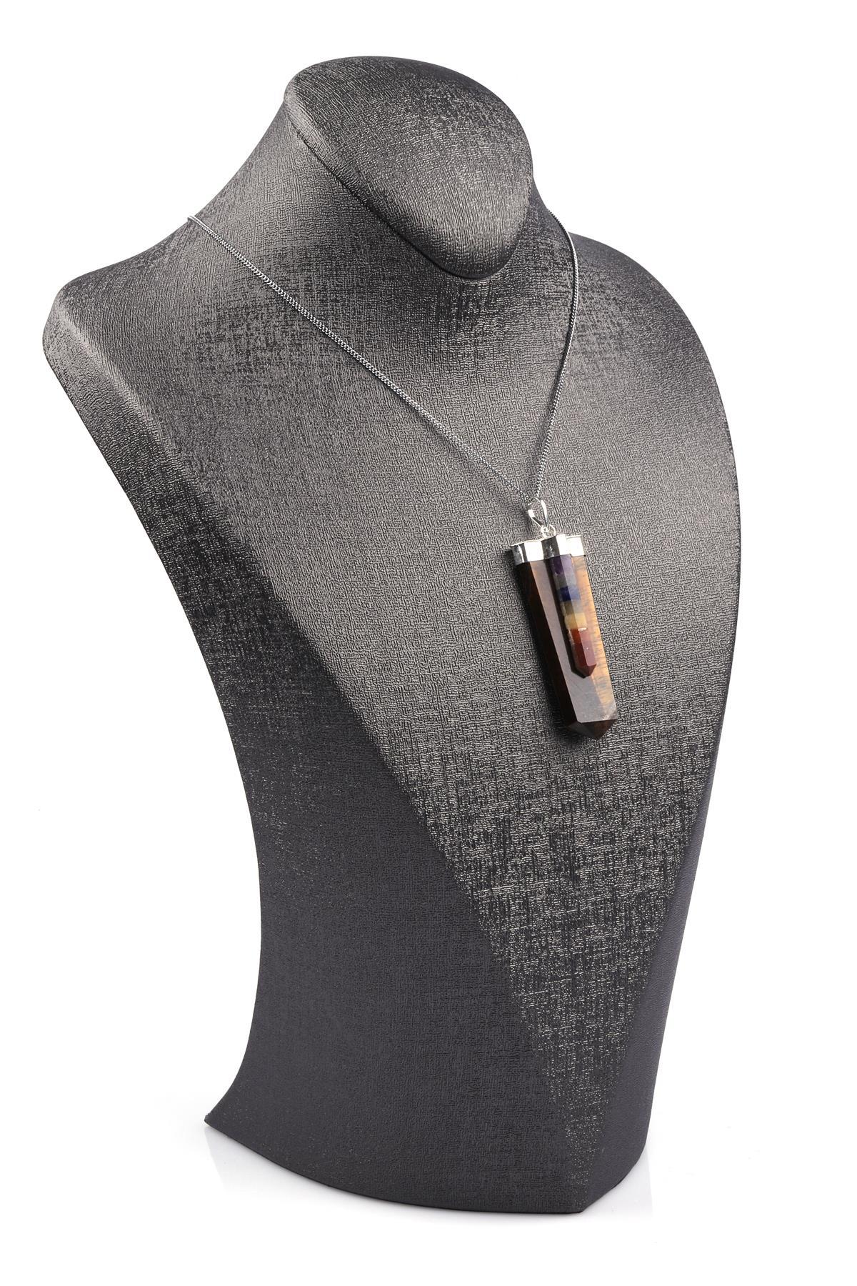 Kaplan Gözü - Çakra Doğal Taş Kolye