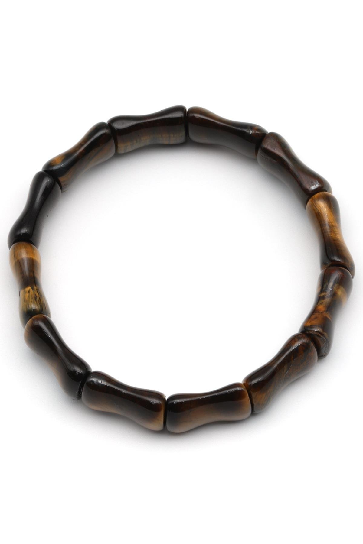 Kaplan Gözü Doğal Taş Bileklik 12 x 16 mm Özel Kesim