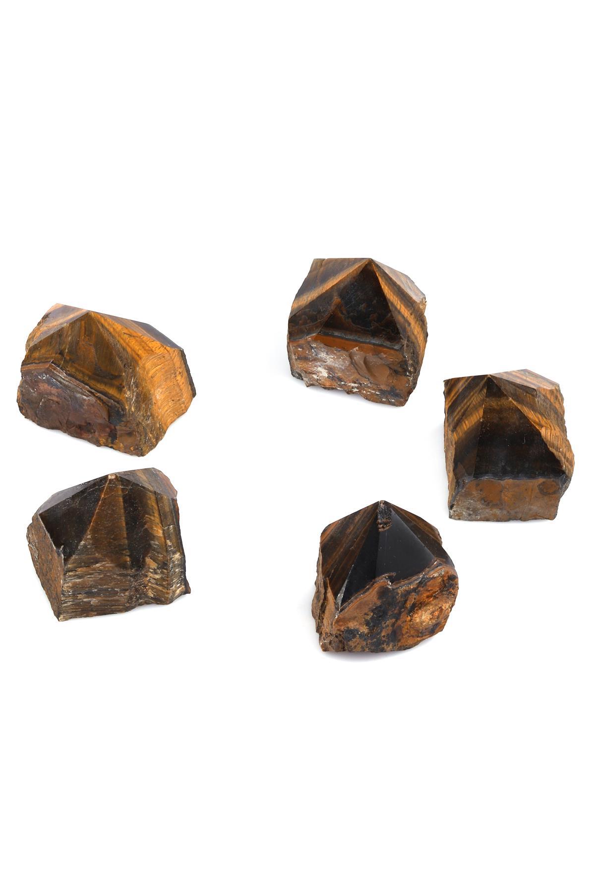 Kaplan Gözü Doğal Taş Obelisk Ham Parça