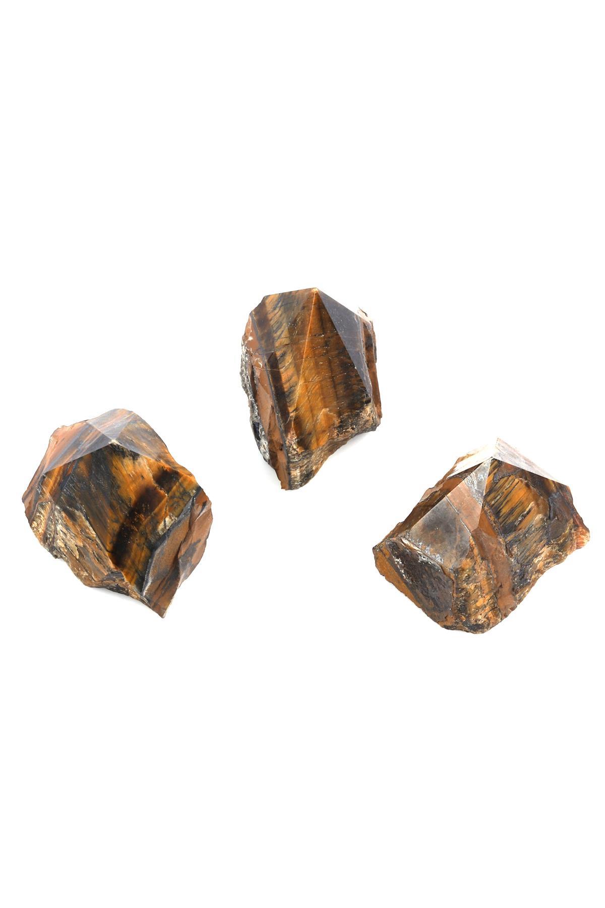 Kaplan Gözü Doğal Taş Obelisk Ham Parça