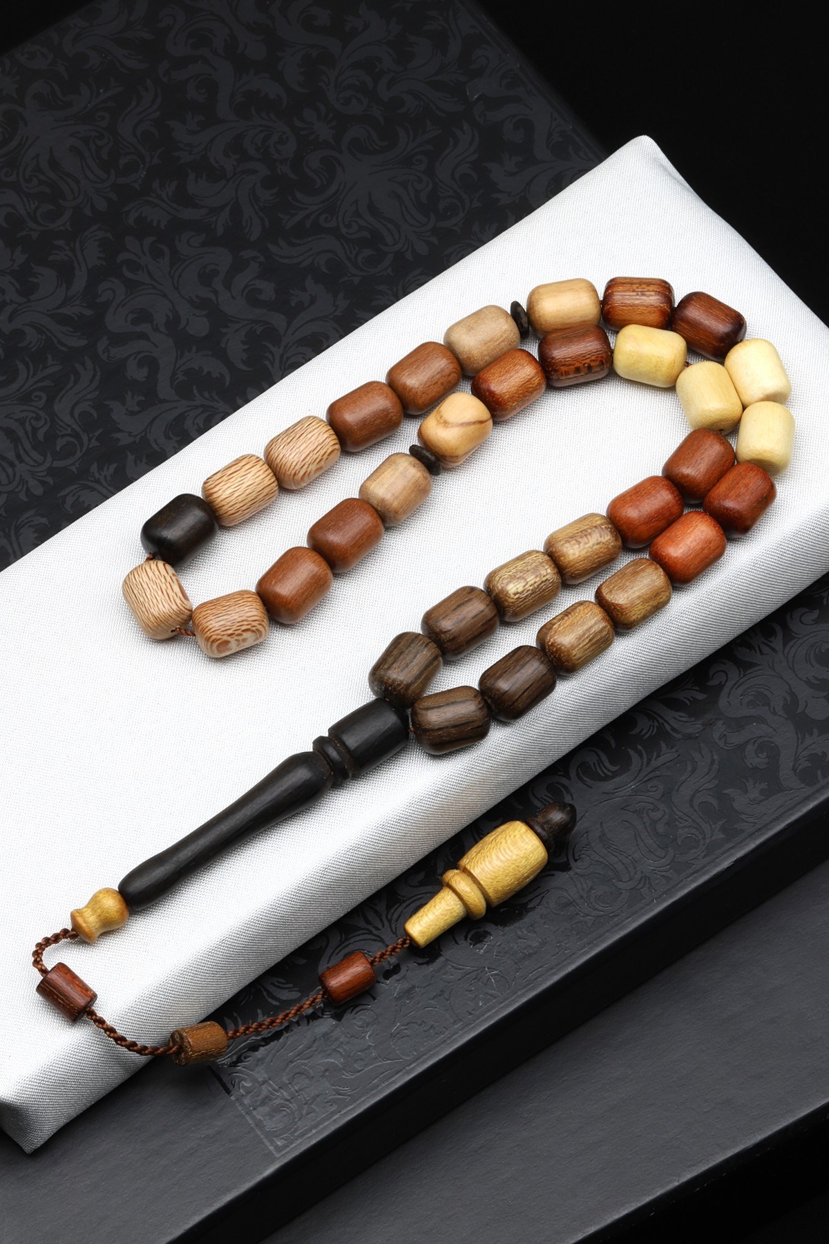 Karma Ağaç Tesbih 8 x 11 mm Kapsül Kesim - T-1822