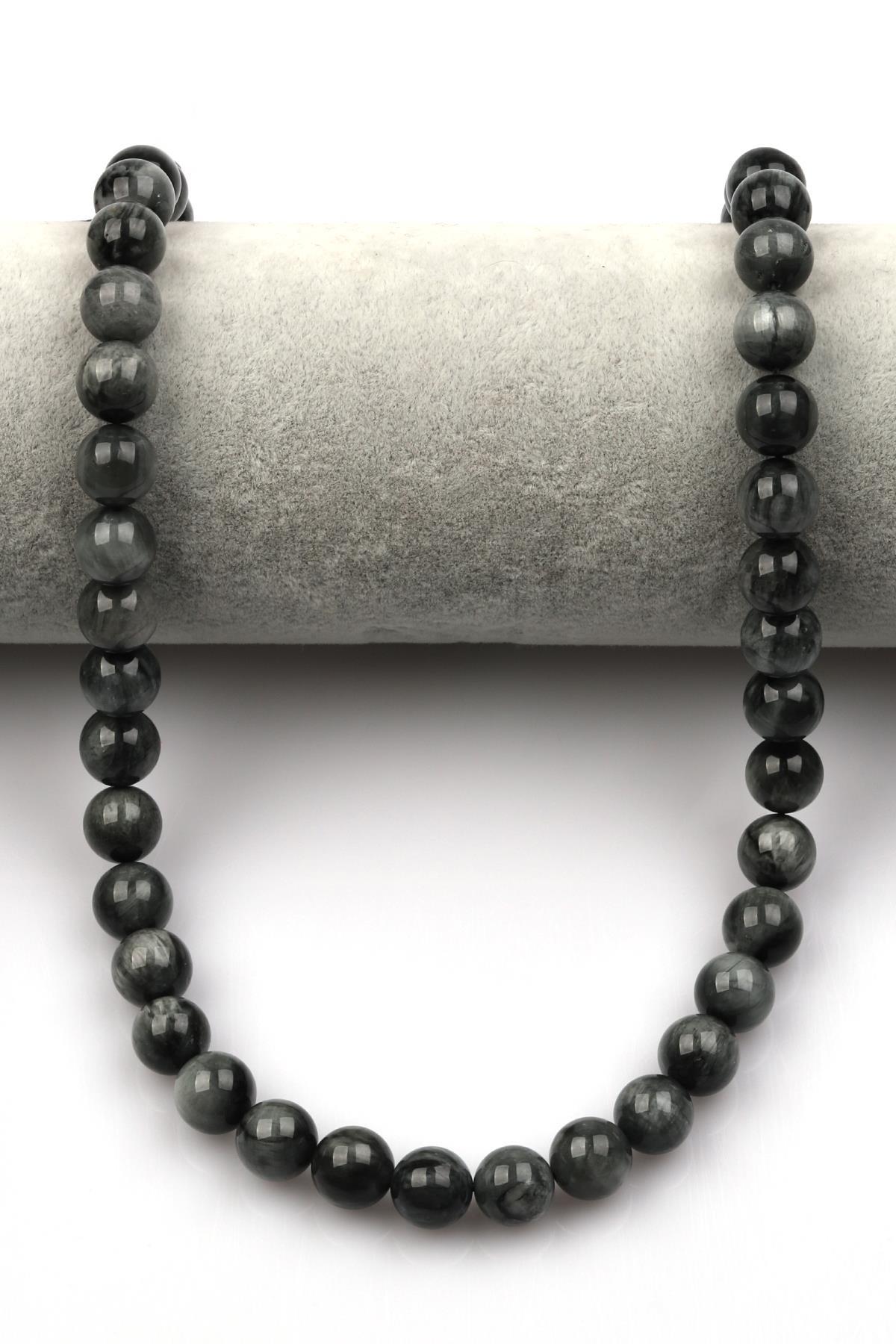 Kartal Gözü Doğal Taş Dizi 10 mm Küre Kesim