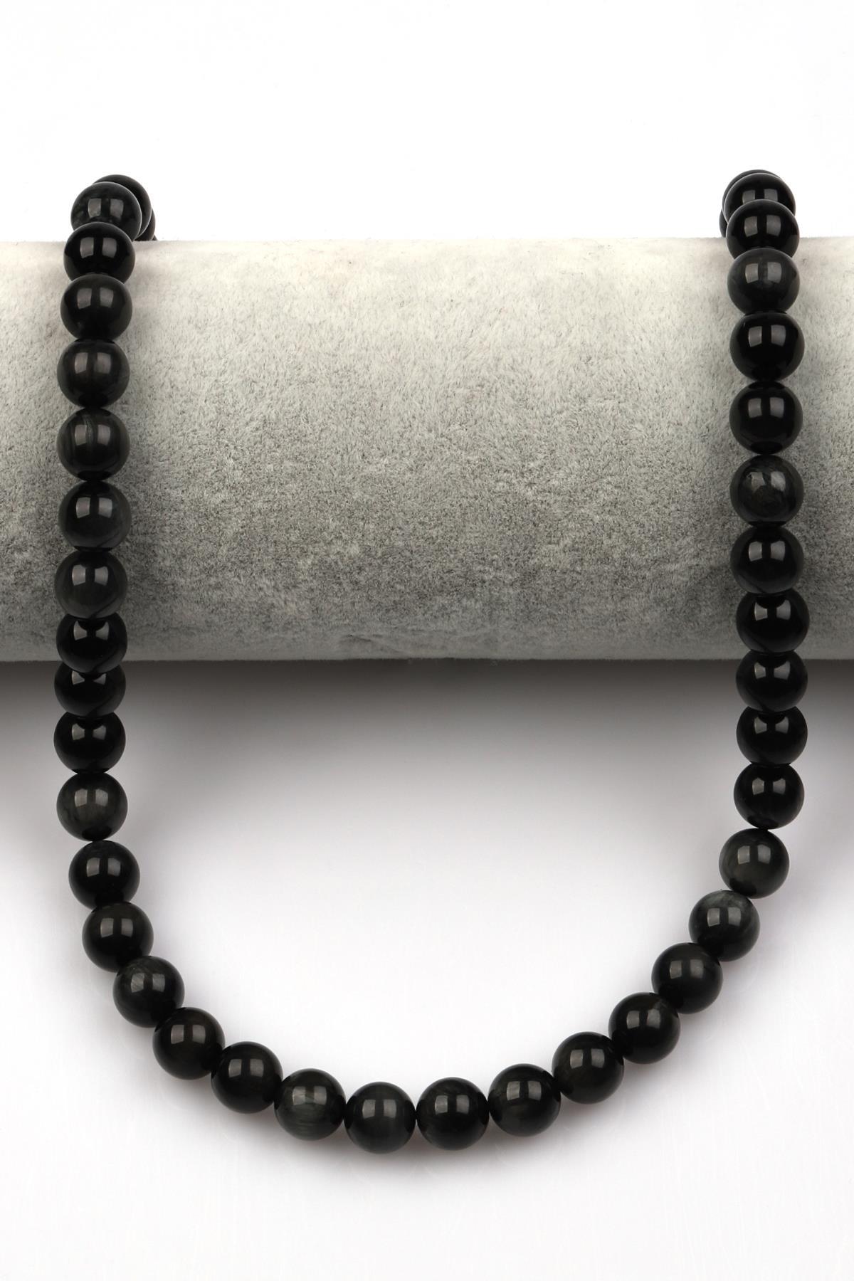 Kartal Gözü Doğal Taş Dizi 8 mm Küre Kesim