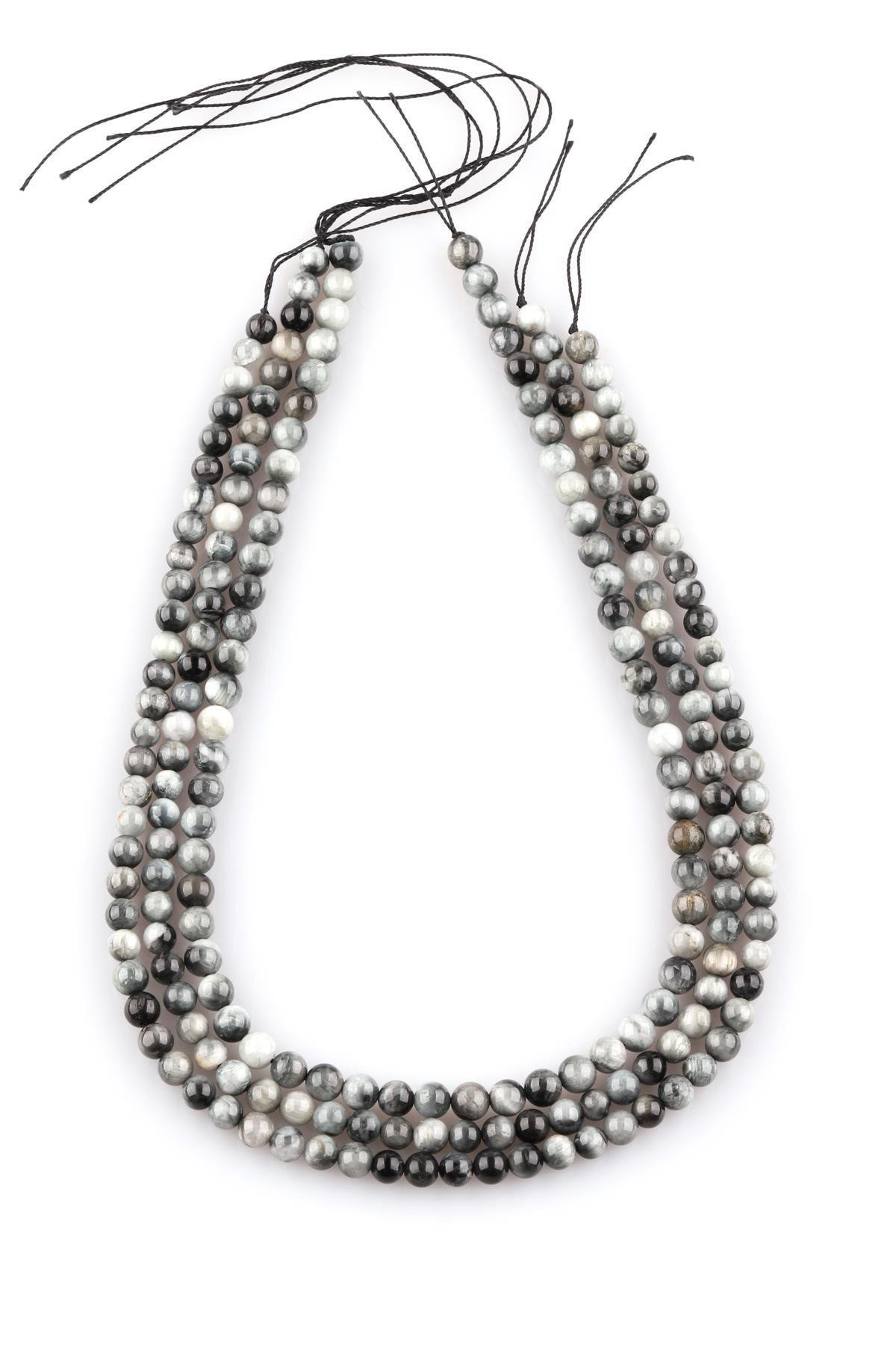 Kedi Gözü Doğal Taş Dizi 6 mm Küre Kesim