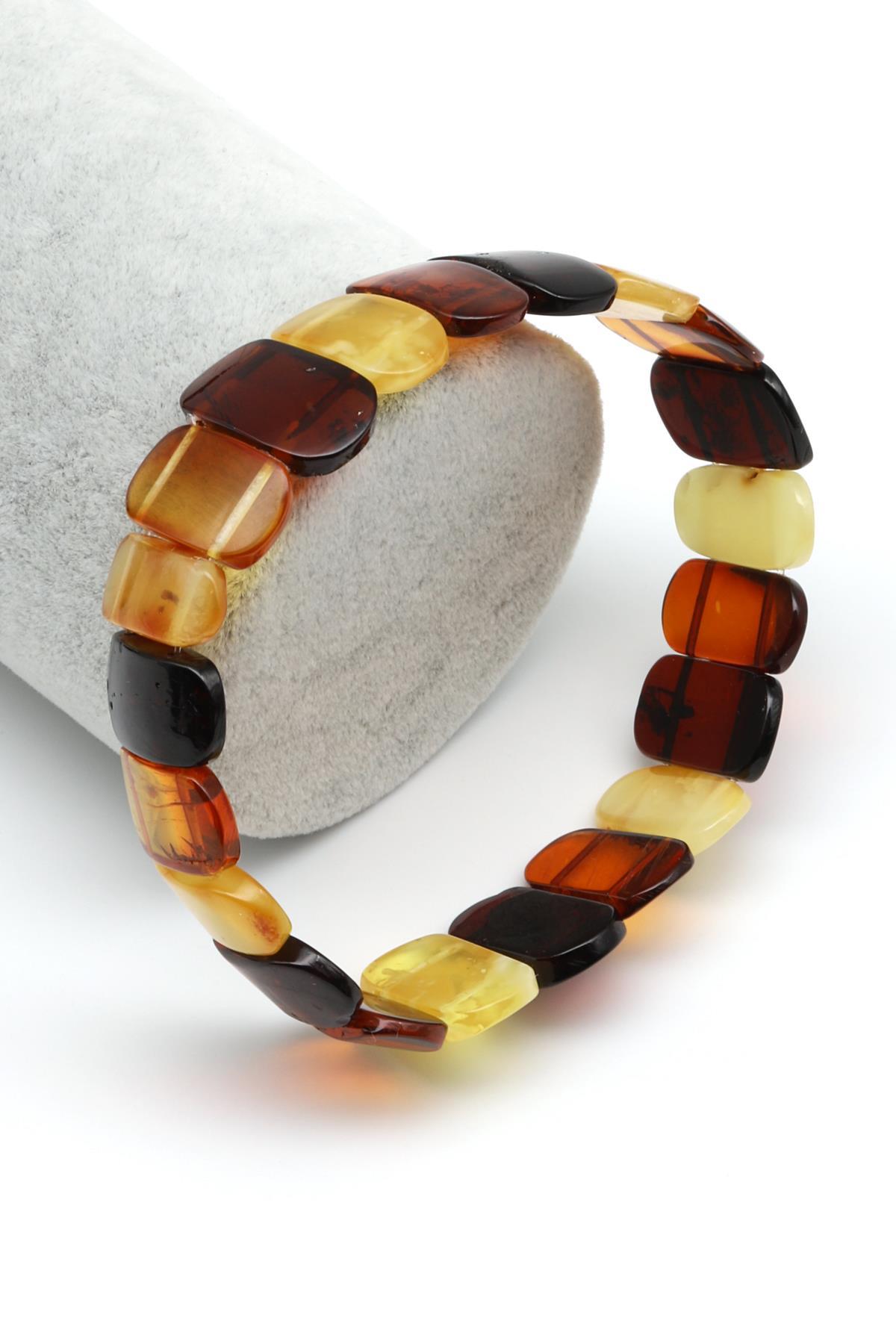 Kehribar Bileklik 10 x 17 mm Özel Kesim