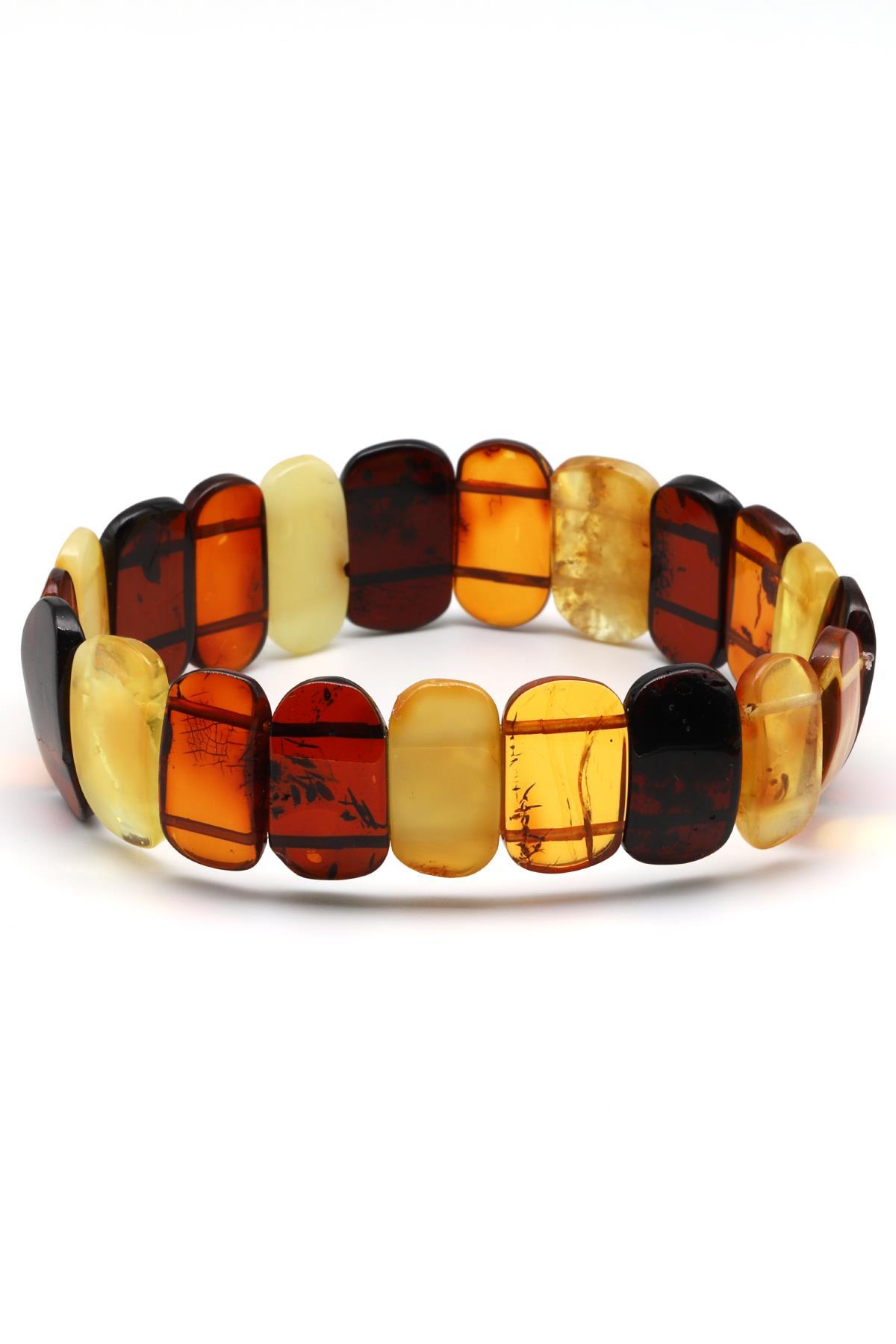 Kehribar Bileklik 10 x 17 mm Özel Kesim