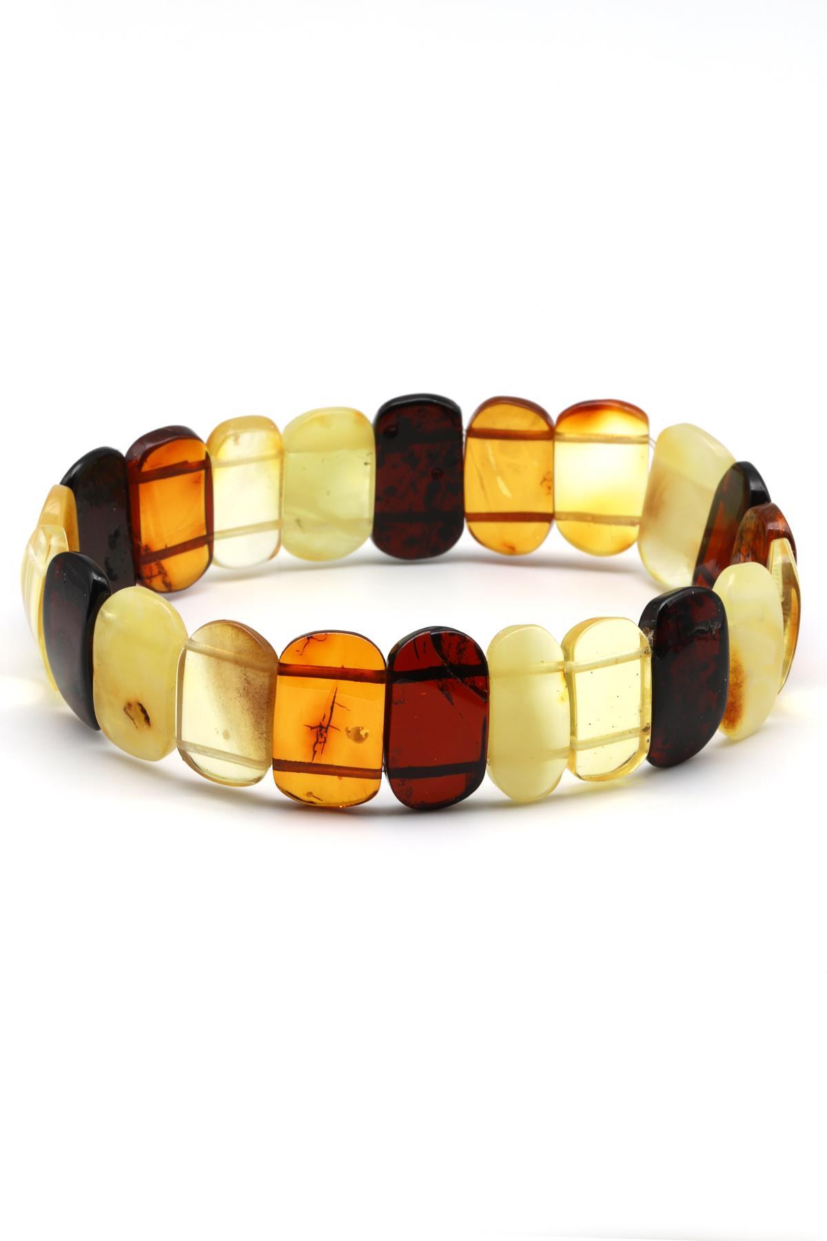 Kehribar Bileklik 10 x 18 mm Özel Kesim