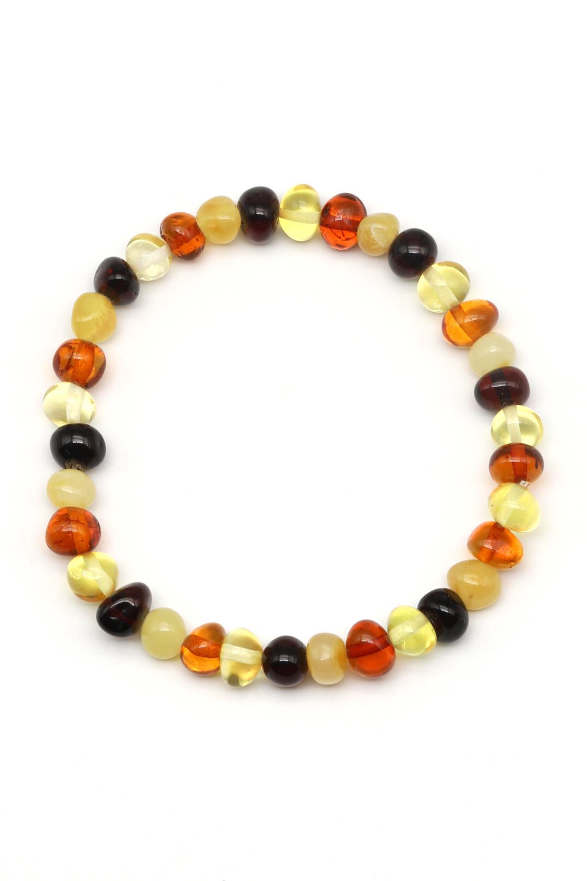 Kehribar Bileklik 5 x 7 mm Özel Kesim