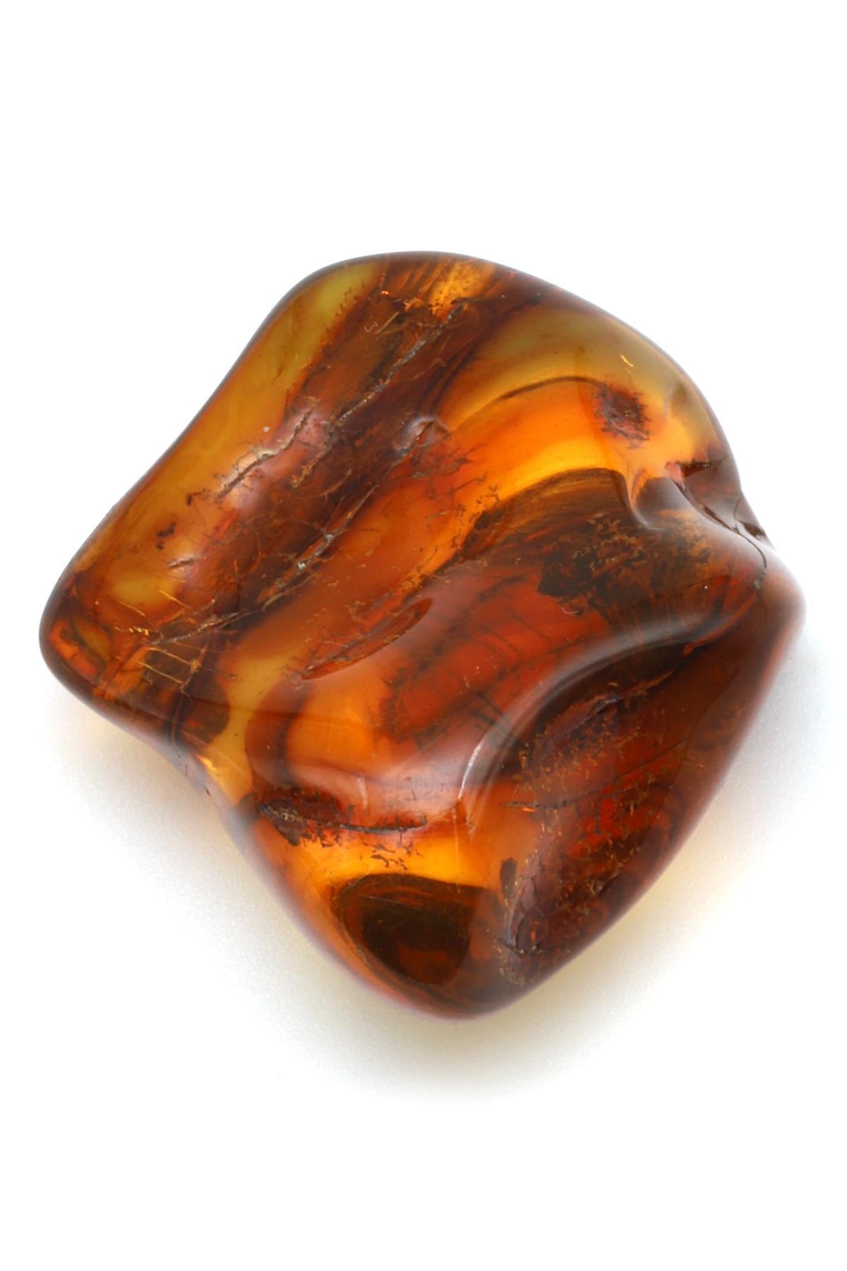 Kehribar Doğal Taş Parça