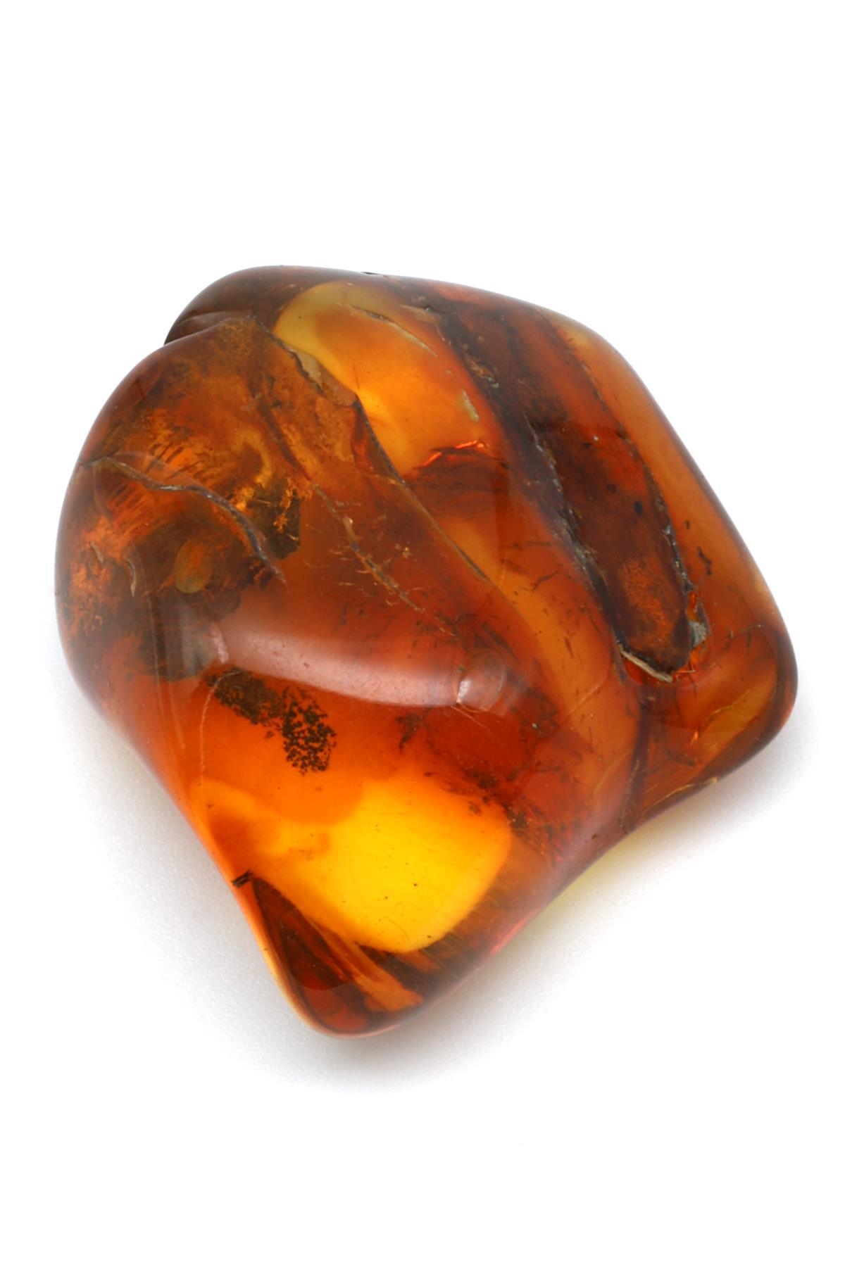 Kehribar Doğal Taş Parça