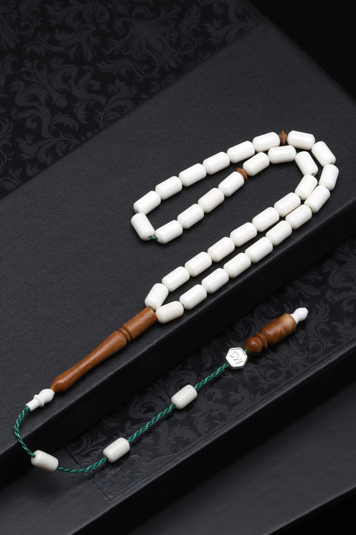 Kemik-Kuka Tesbih 5 x 8 mm Kapsül Kesim 
