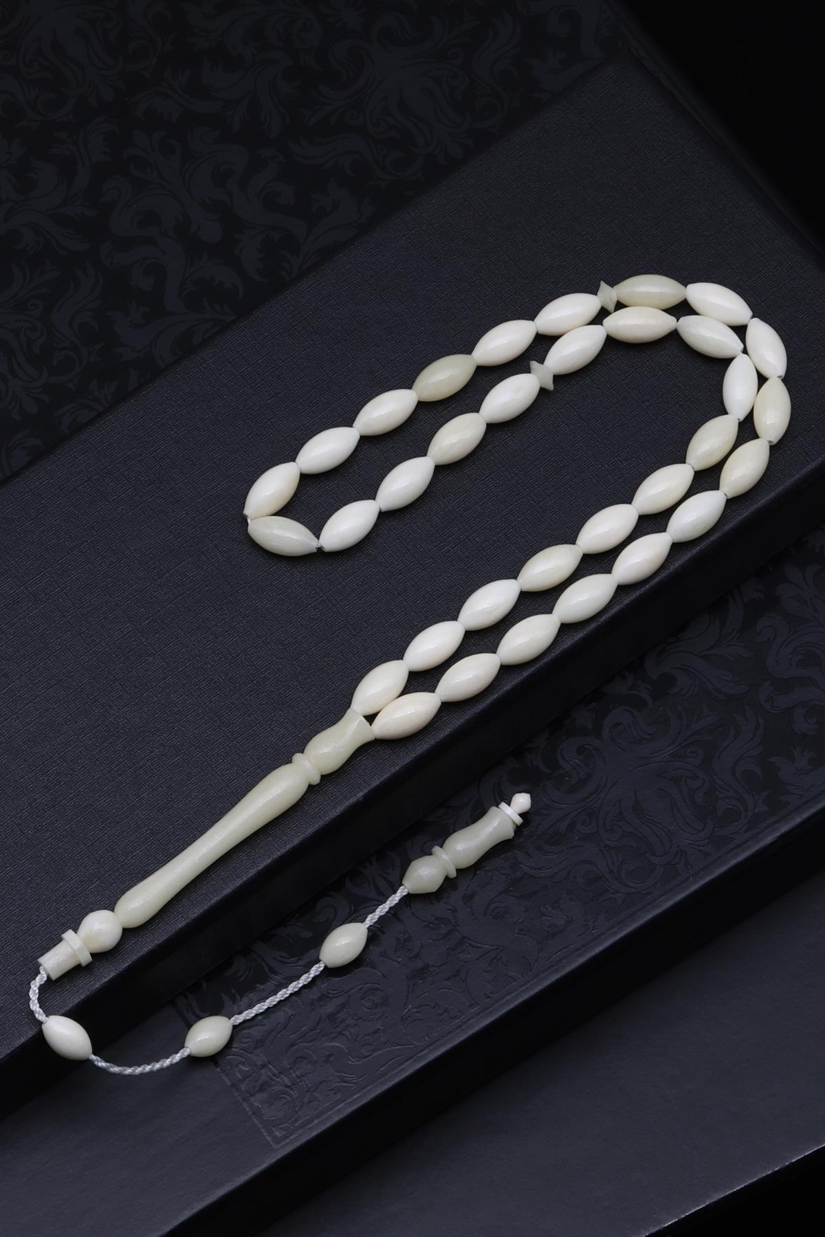 Kemik Tesbih 5 x 10 mm Arpa Kesim - T-1526