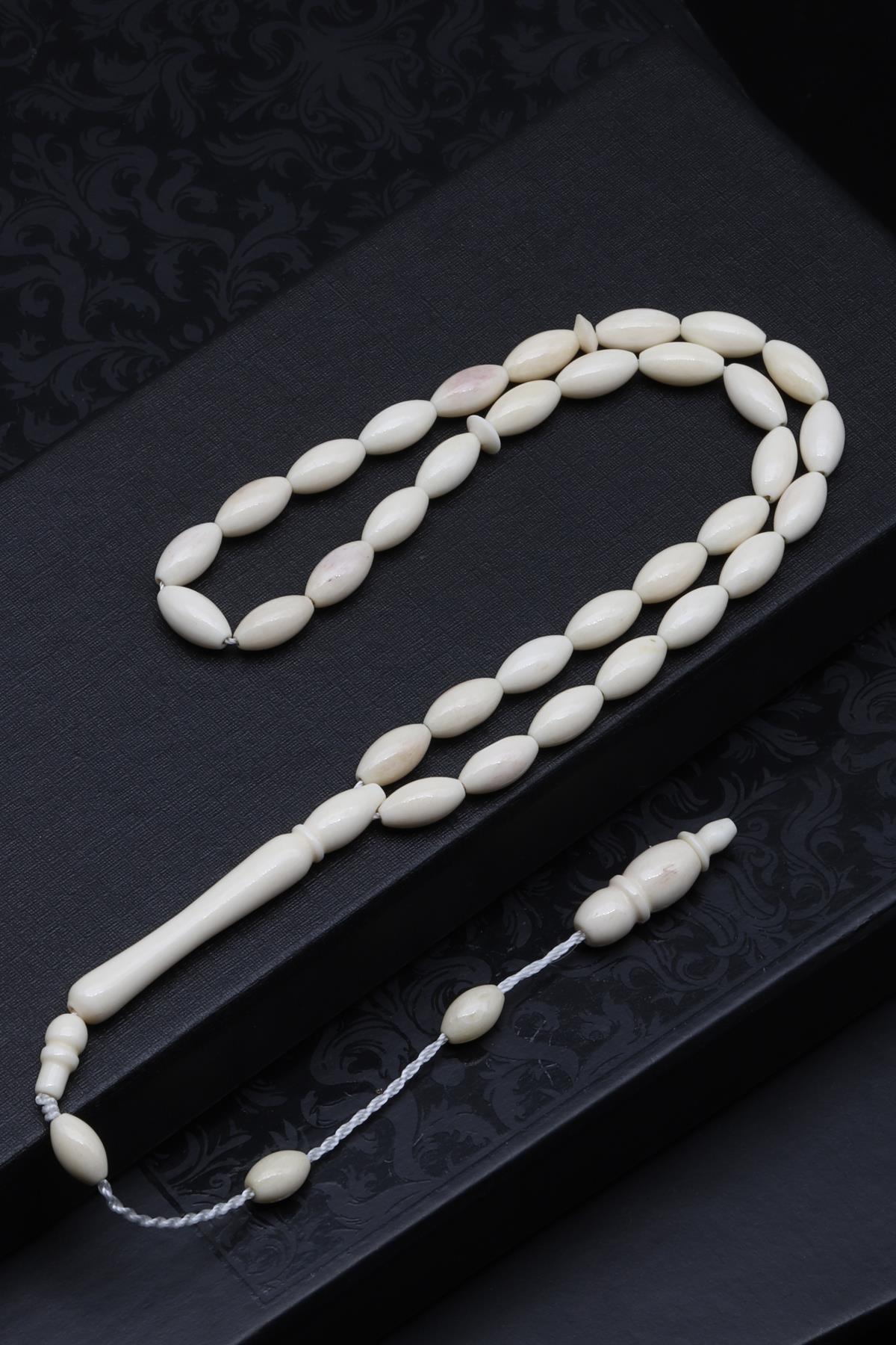 Kemik Tesbih 5 x 9 mm Arpa Kesim 