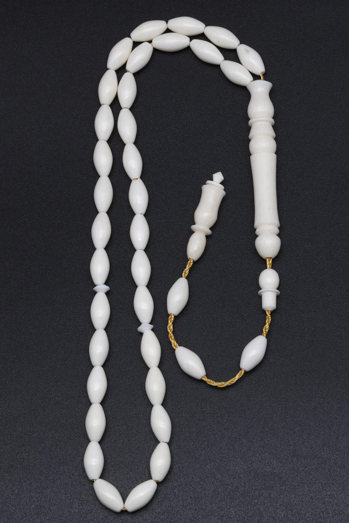 Kemik Tesbih 5 x 9 mm Arpa Kesim