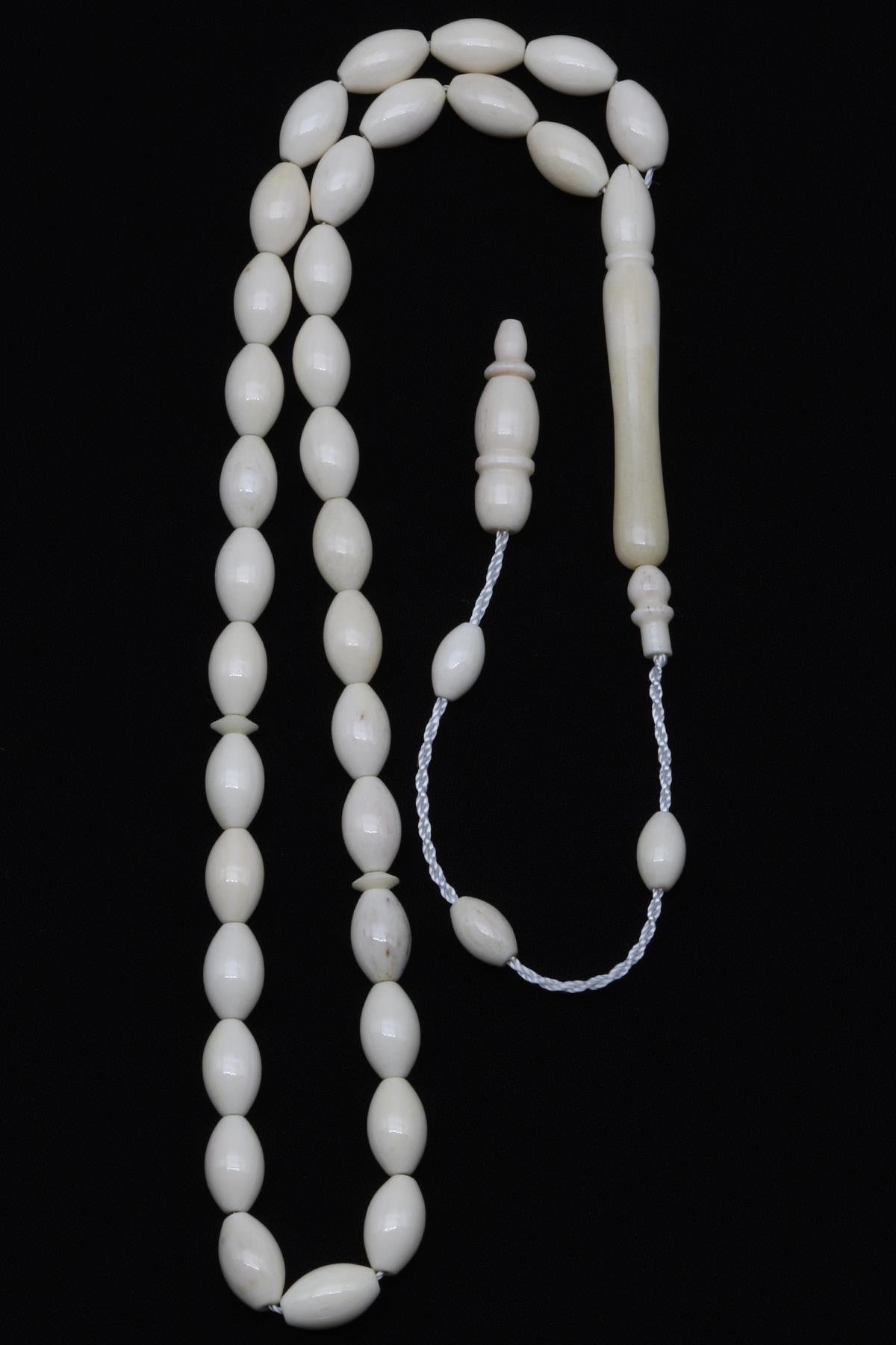 Kemik Tesbih 6 x 10 mm Arpa Kesim 