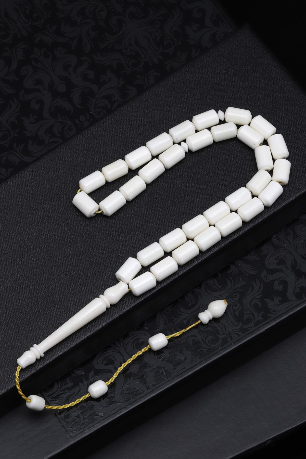 Kemik Tesbih 6 x 10 mm Kapsül Kesim