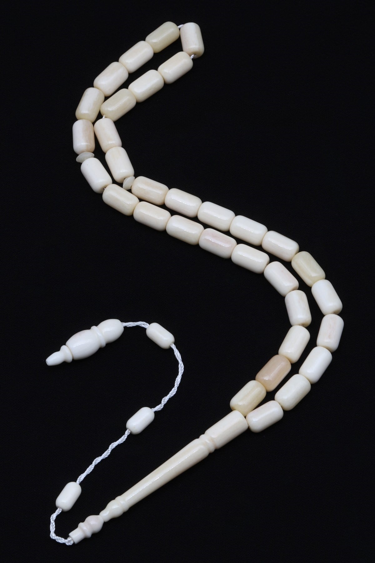Kemik Tesbih 6 x 10 mm Kapsül Kesim T-1896