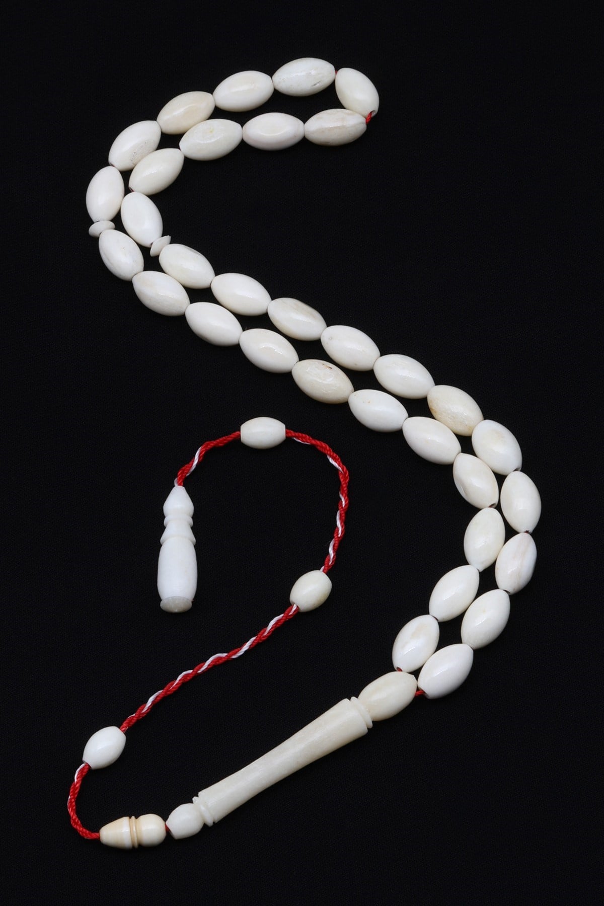 Kemik Tesbih 6 x 11 mm Arpa Kesim - T-1820