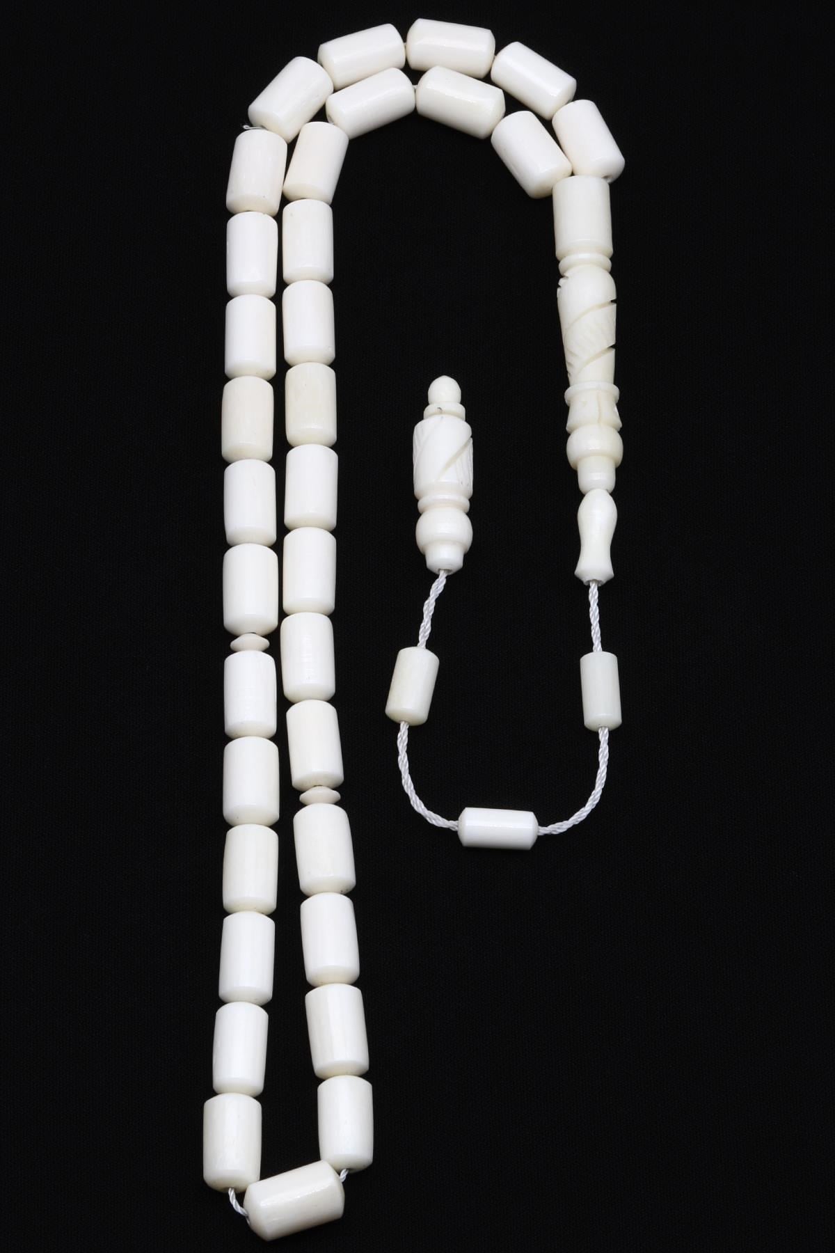 Kemik Tesbih 6 x 11 mm Kapsül Kesim