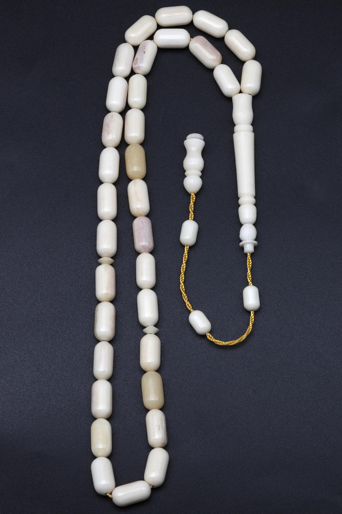 Kemik Tesbih 6 x 11 mm Kapsül Kesim