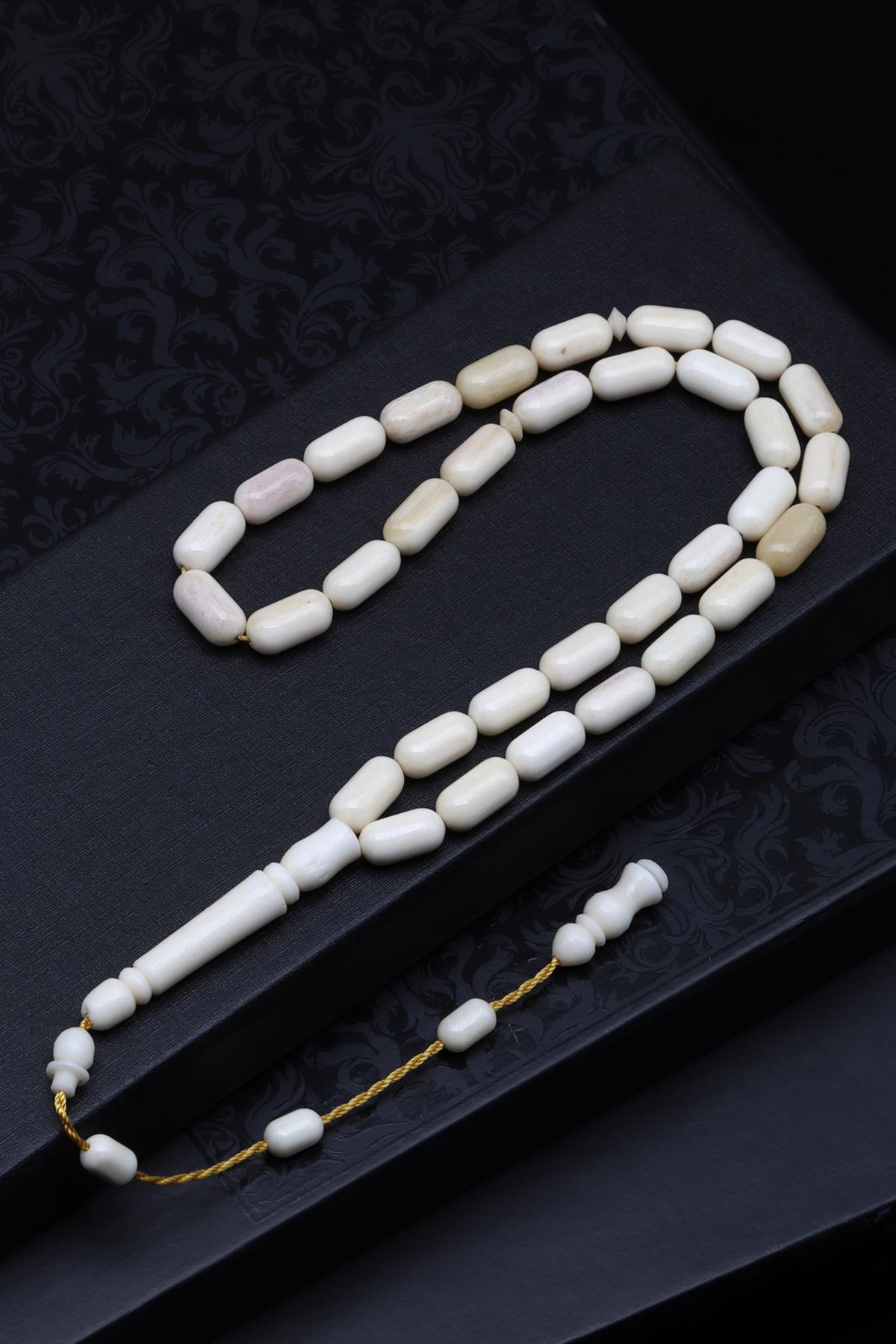 Kemik Tesbih 6 x 11 mm Kapsül Kesim