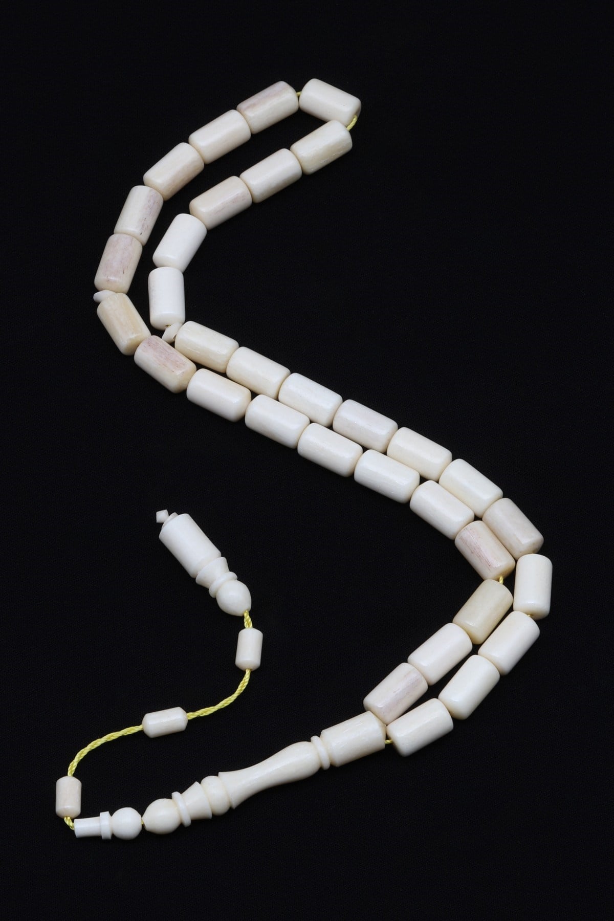 Kemik Tesbih 6 x 11 mm Silindir Kesim T-1891