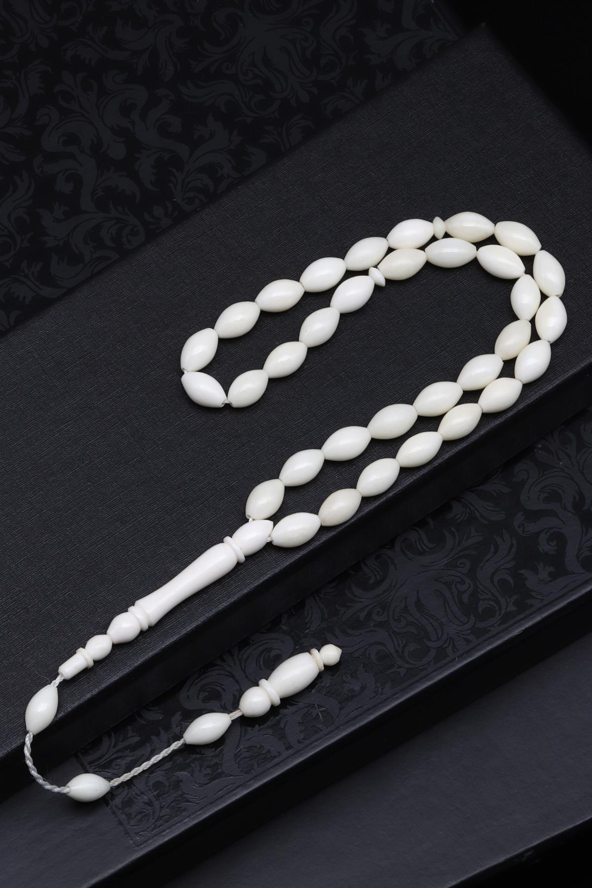 Kemik Tesbih 6 x 9 mm Arpa Kesim