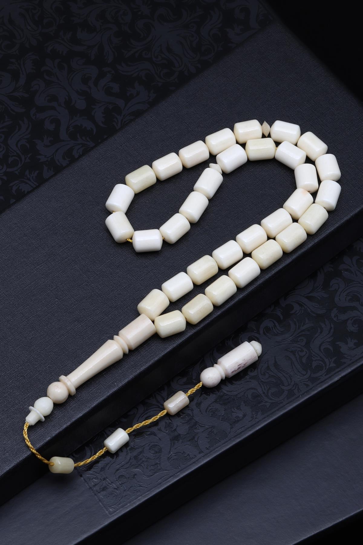 Kemik Tesbih 6 x 9 mm Kapsül Kesim 