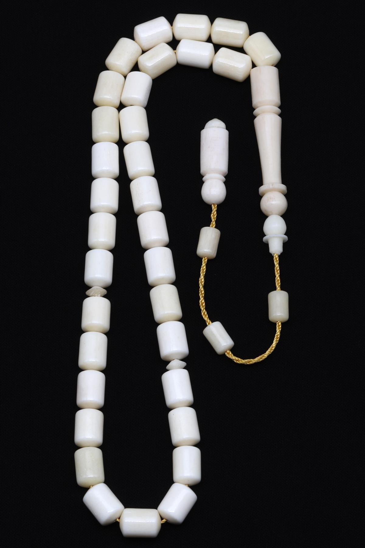 Kemik Tesbih 6 x 9 mm Kapsül Kesim 