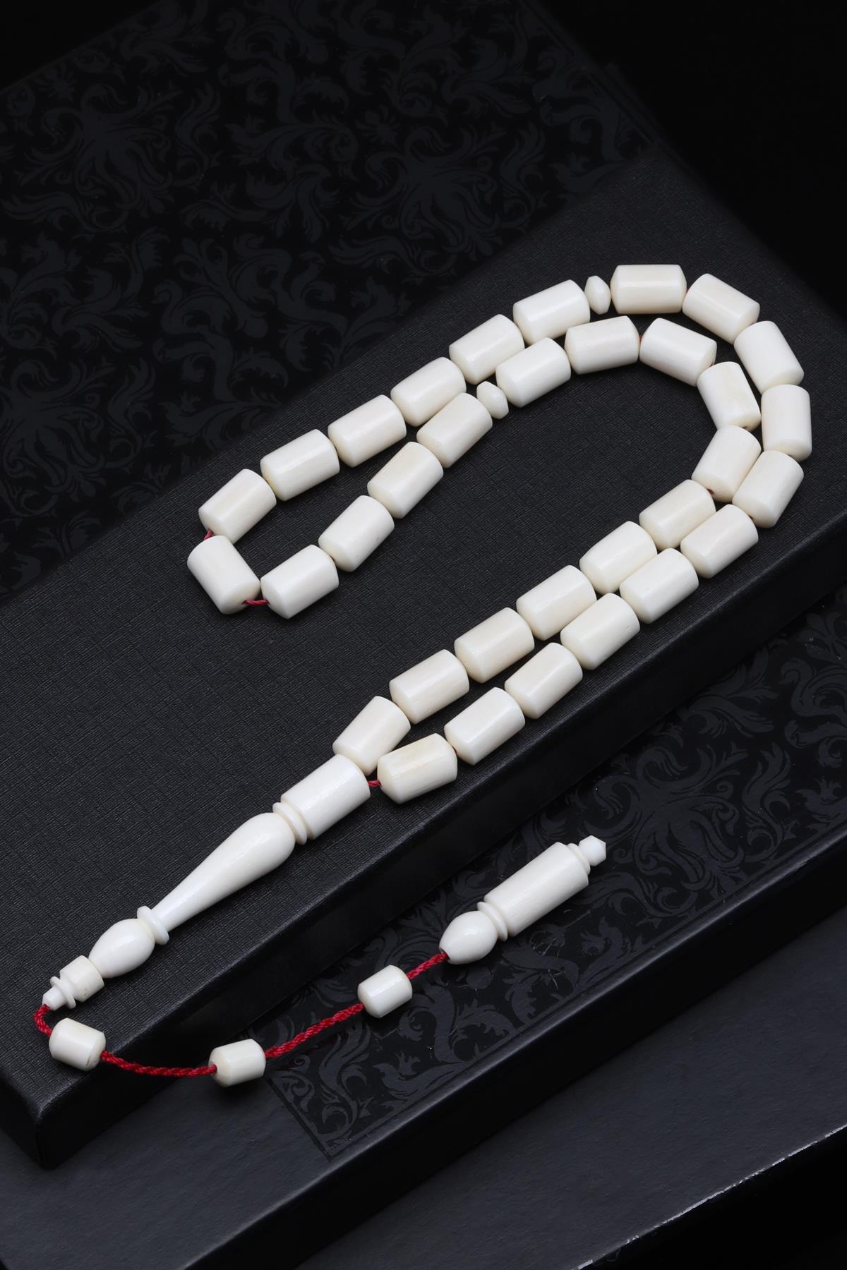 Kemik Tesbih 7 x 11 mm Silindir Kesim