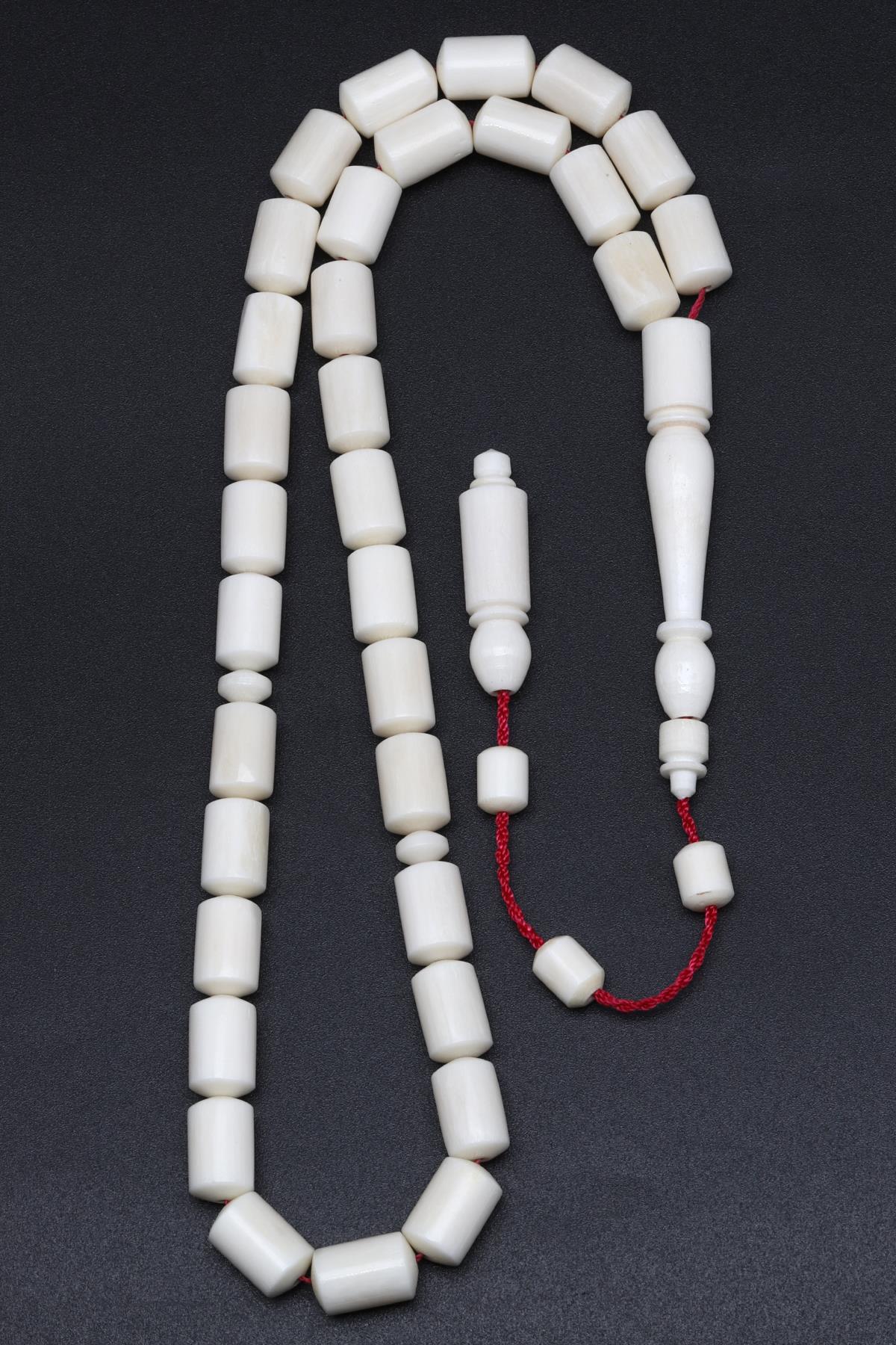 Kemik Tesbih 7 x 11 mm Silindir Kesim