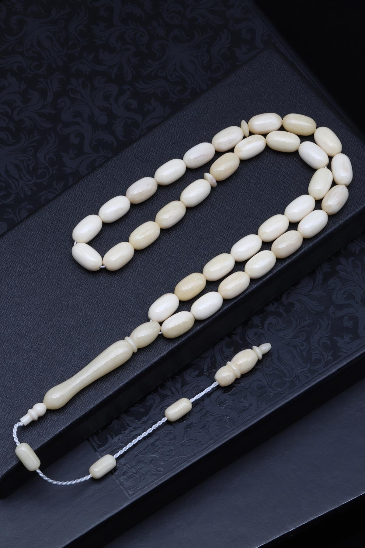 Kemik Tesbih 7 x 12 mm Kapsül Kesim 