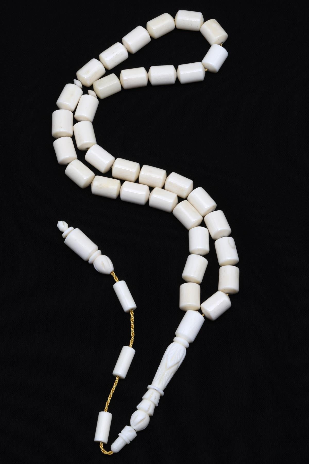 Kemik Tesbih 8 x 11 mm Kapsül Kesim 