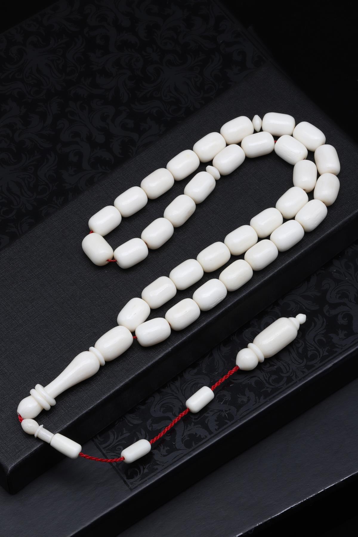 Kemik Tesbih 8 x 12 mm Kapsül Kesim