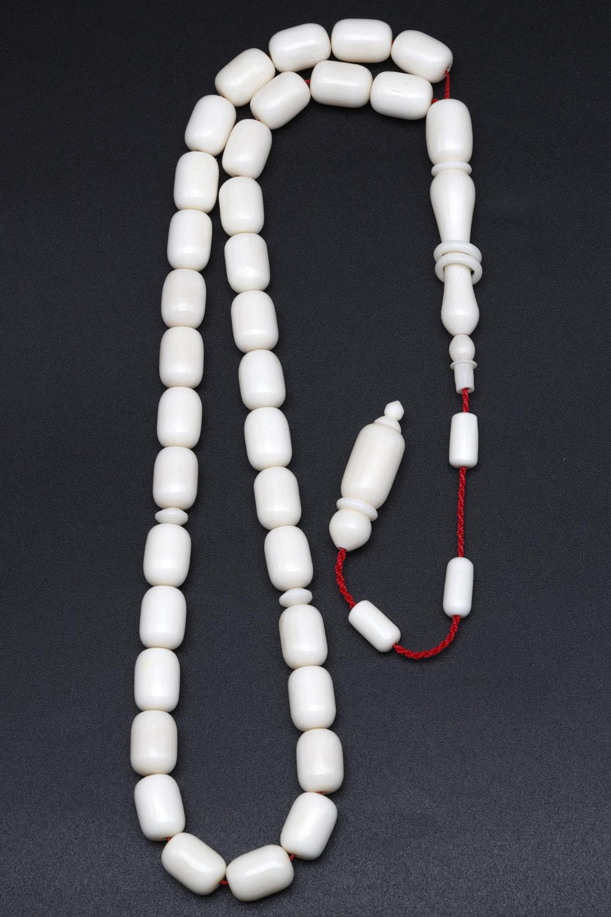 Kemik Tesbih 8 x 12 mm Kapsül Kesim