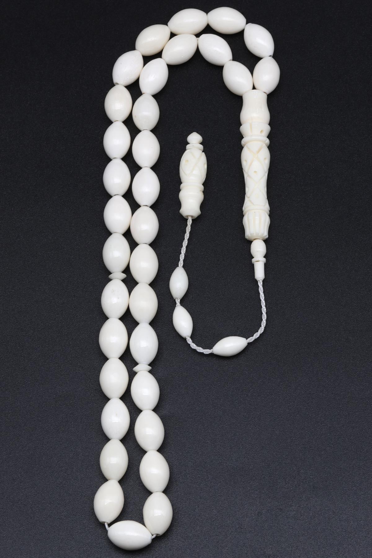 Kemik Tesbih Tesbih 7 x 11 Arpa Kesim