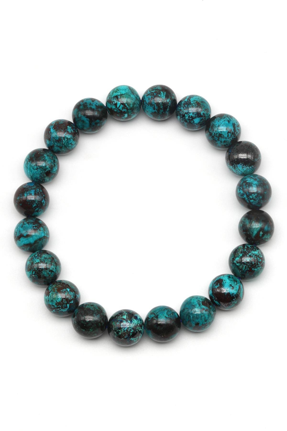 Kizokol Doğal Taş Bileklik 10 mm Küre Kesim