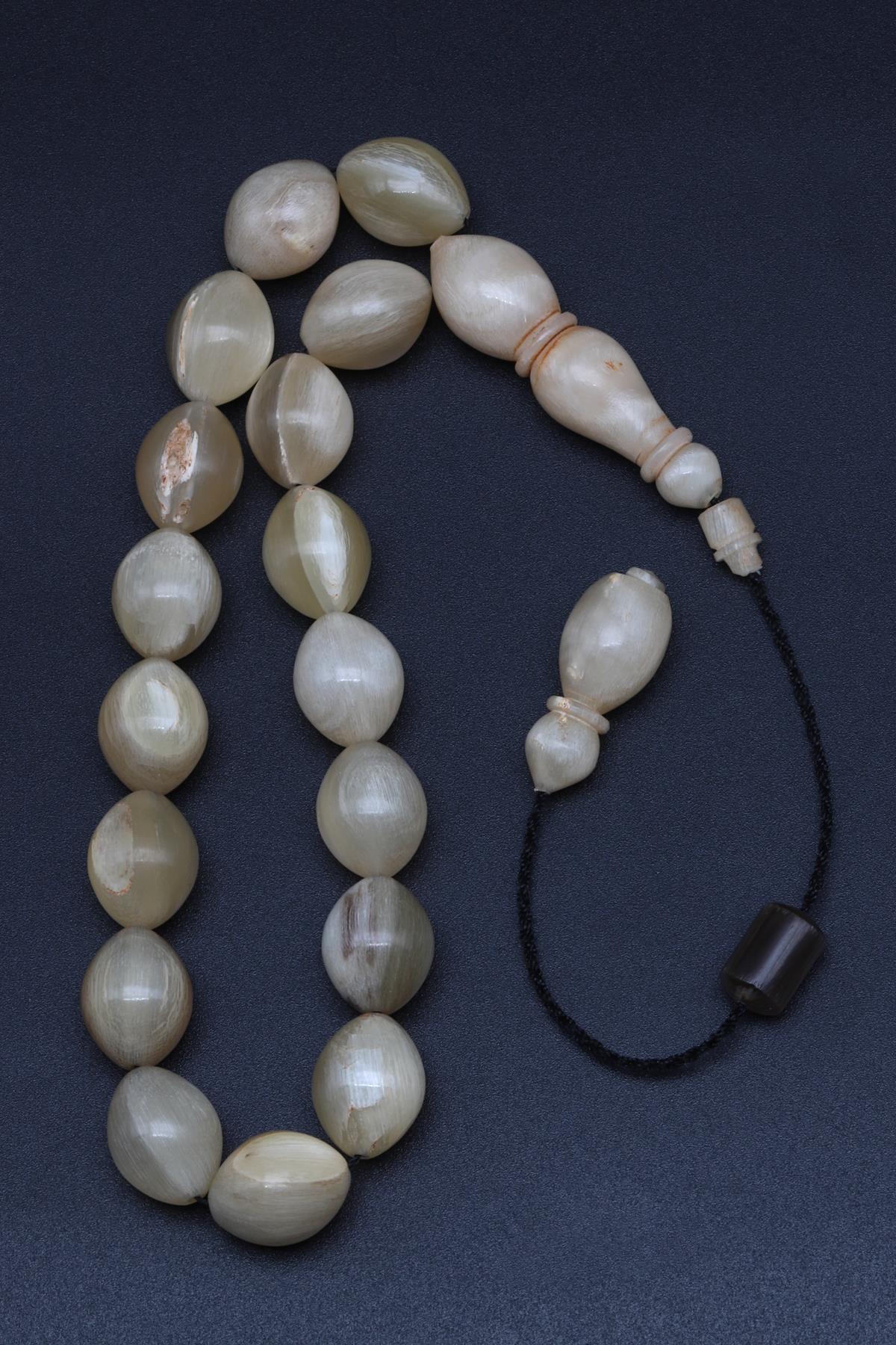 Koç Boynuzu Tesbih 12 x 15 mm Arpa Kesim