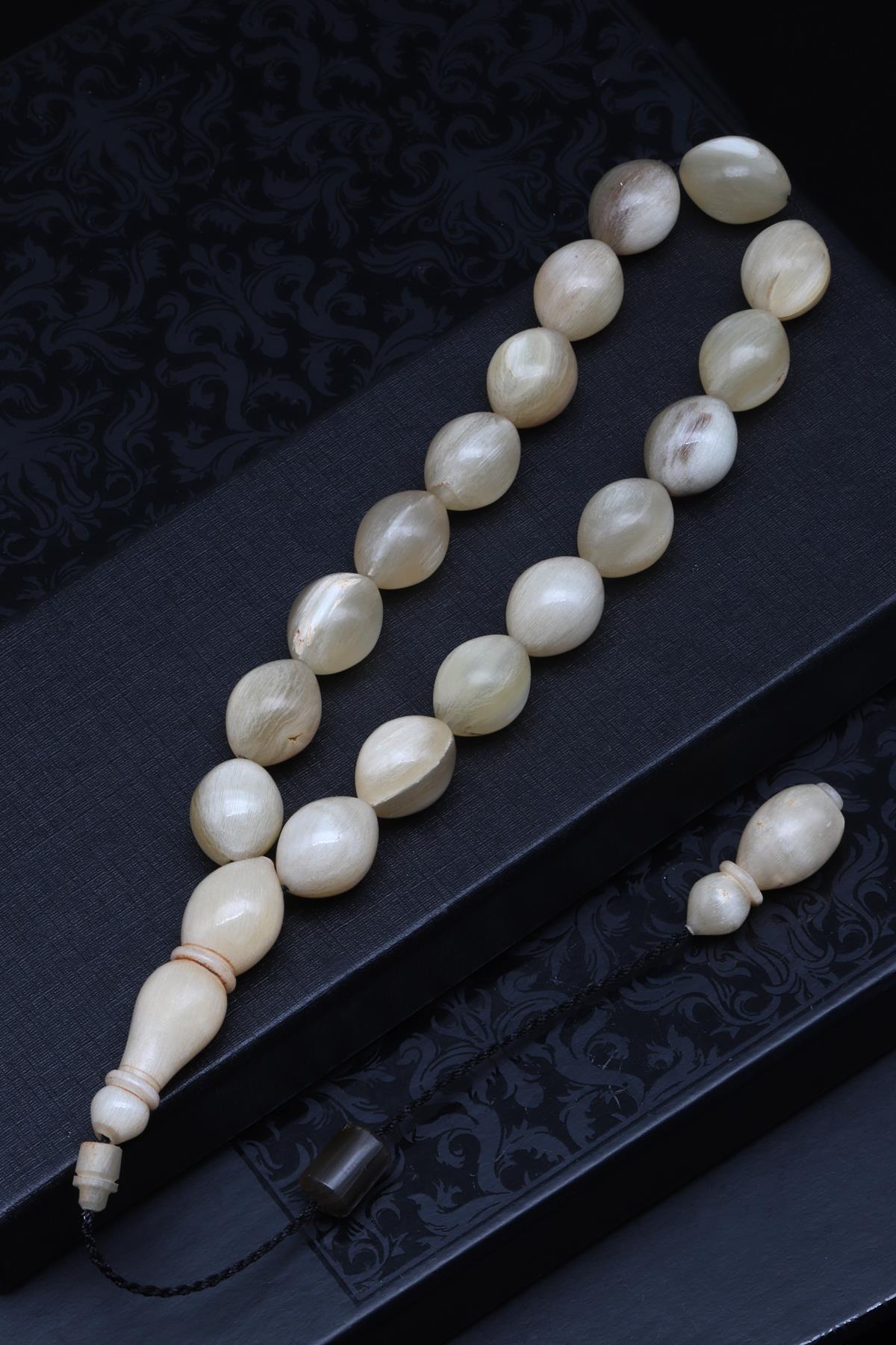 Koç Boynuzu Tesbih 12 x 15 mm Arpa Kesim