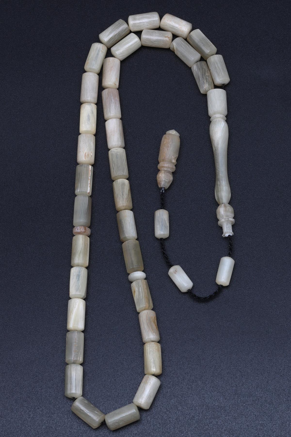 Koç Boynuzu Tesbih 6 x 11 mm Silindir Kesim