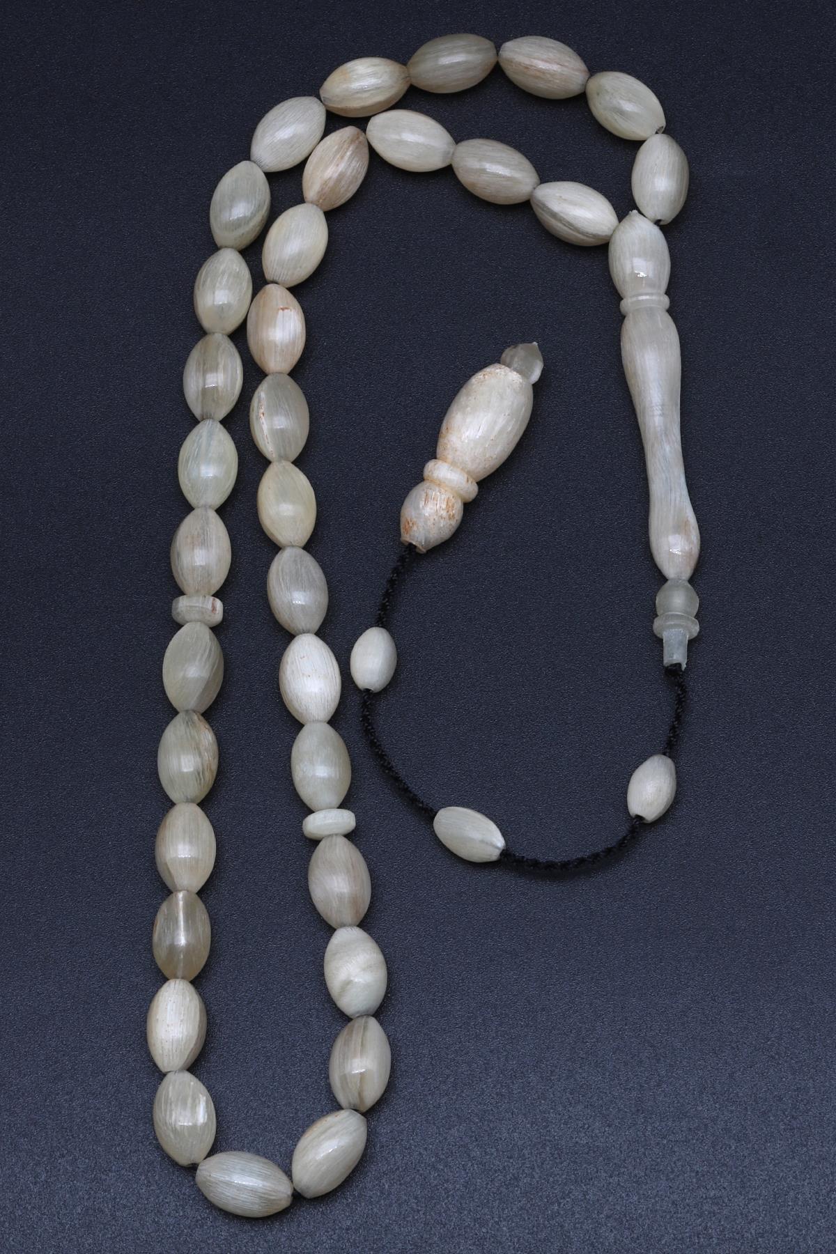 Koç Boynuzu Tesbih 7 x 11 mm Arpa Kesim