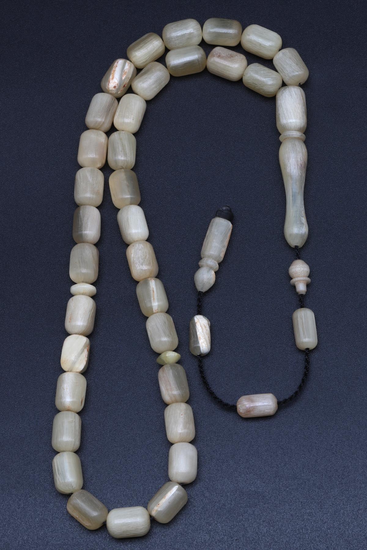 Koç Boynuzu Tesbih 8 x 11 mm Kapsül Kesim