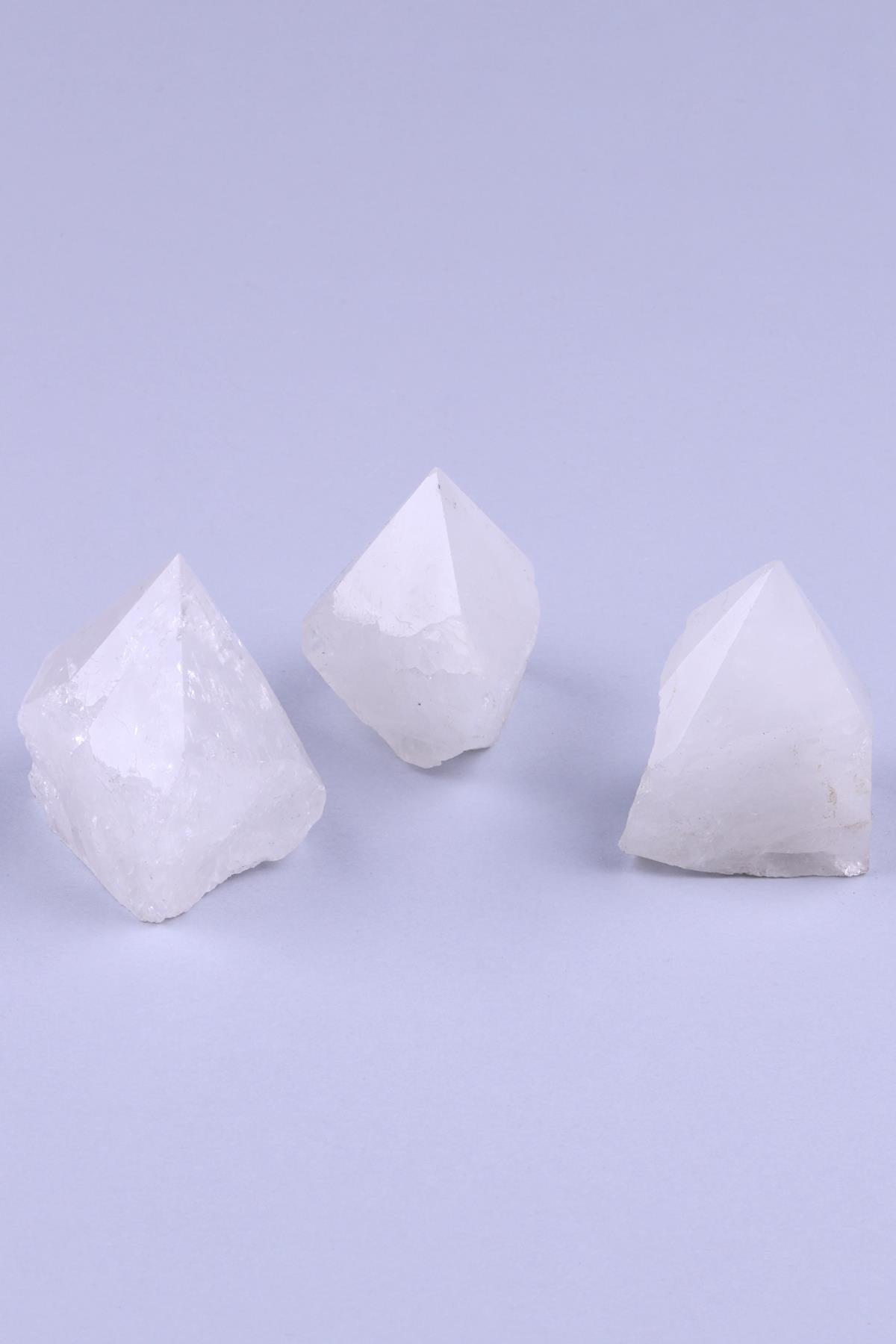 Kristal Kuvars Doğal Taş Obelisk Ham Parça