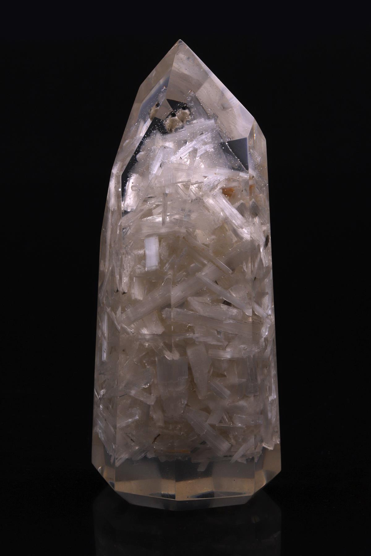 Kristal Kuvars Taşından Orgonit Piramit