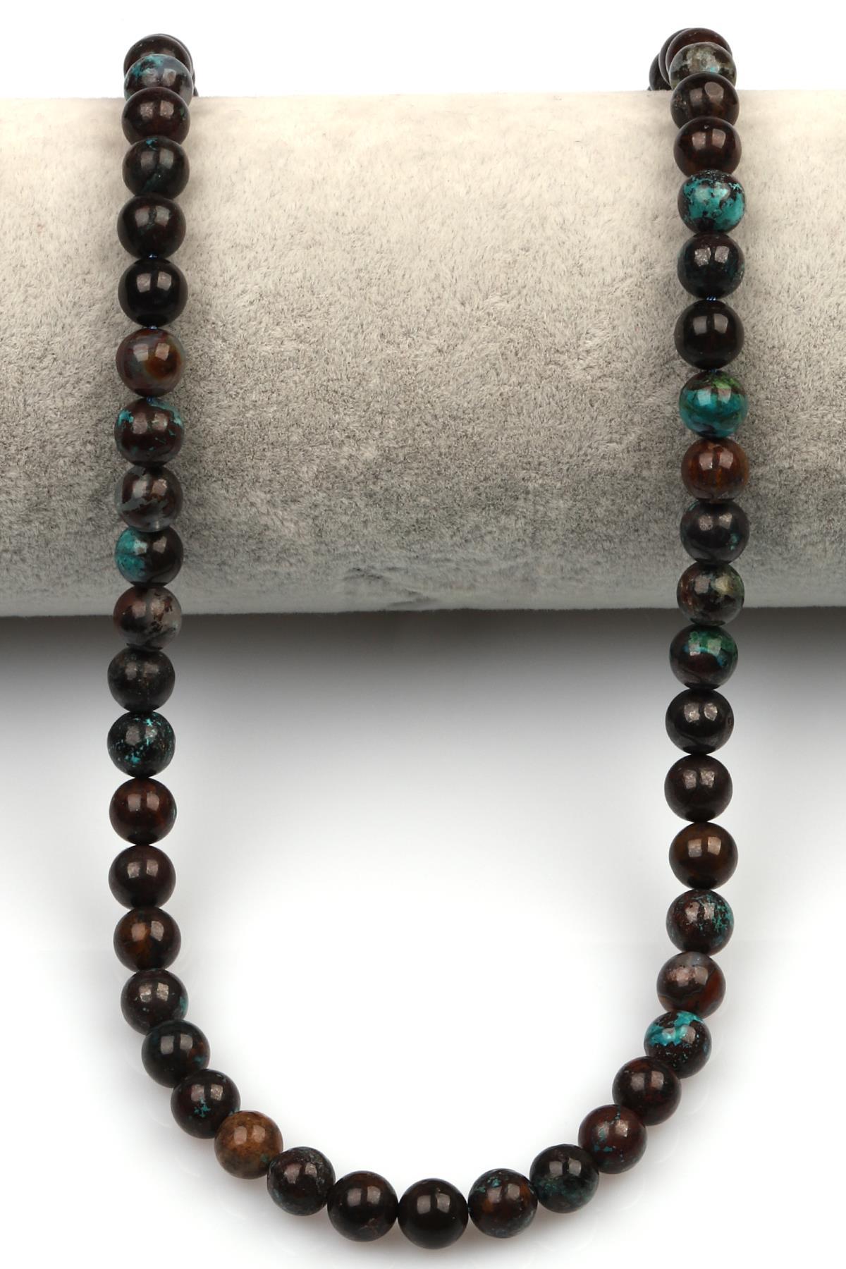 Krizokol Doğal Taş Dizi 6 mm Küre Kesim