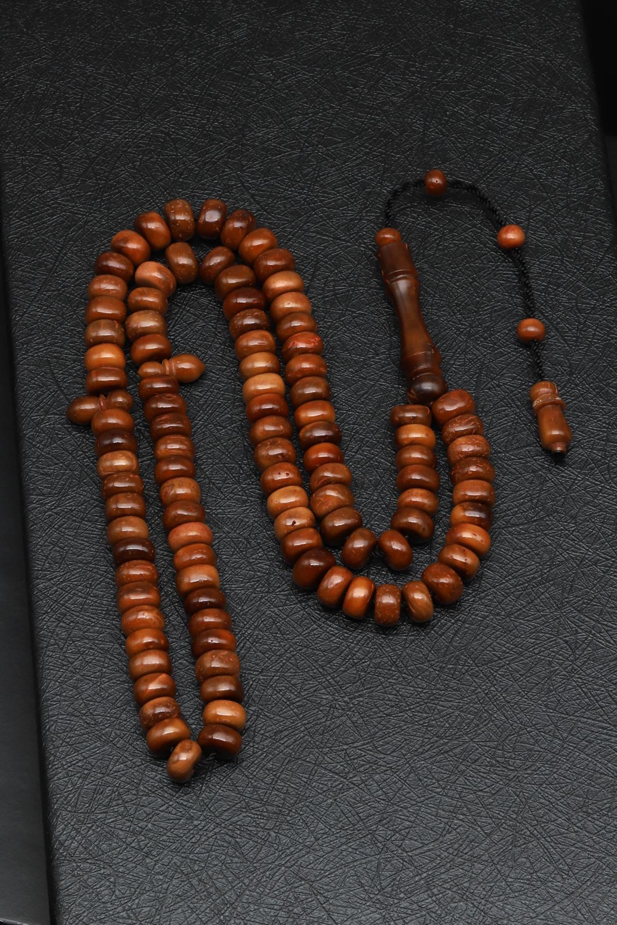 Kuka Ağacı 99'lu Tesbih 4 x 8 mm Rondel Kesim - T-1509